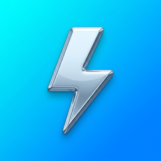 Energy & speed app icon, generated by Iconic Icons