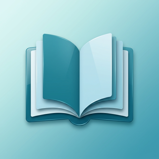 Reading app icon, generated by Iconic Icons