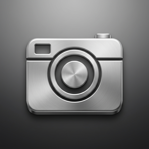 Photo editor app icon, generated by Iconic Icons