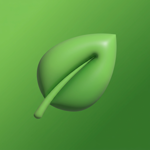 Wellness & eco app icon, generated by Iconic Icons