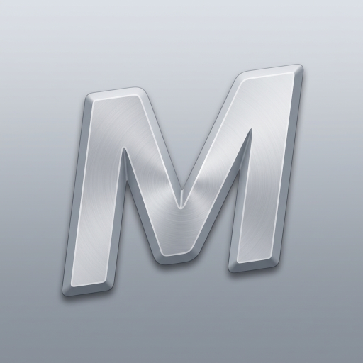 Lettermark · M app icon, generated by Iconic Icons