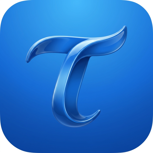 Lettermark · T app icon, generated by Iconic Icons