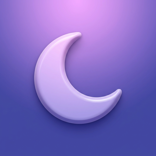 Sleep & meditation app icon, generated by Iconic Icons