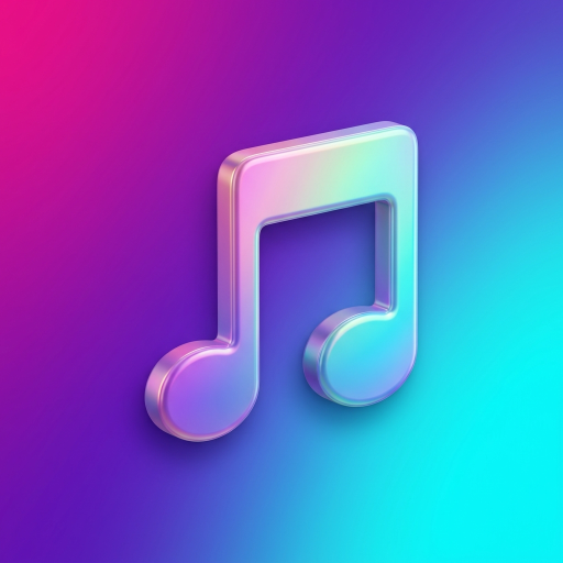 Music streaming app icon, generated by Iconic Icons